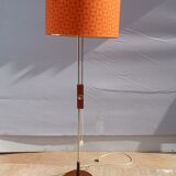 Scandinavian adjustable teak floor lamp 1960-70