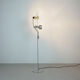 Peter Nelson brushed aluminium FA floor lamp, 1960's