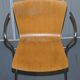 Six vintage stackable armchairs by Fritz Hansen, Vico Magistretti, in bent wood.