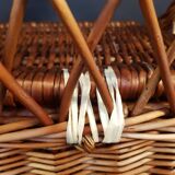 Rattan chest bench