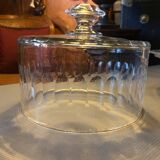 Compotier avec sa cloche en cristal