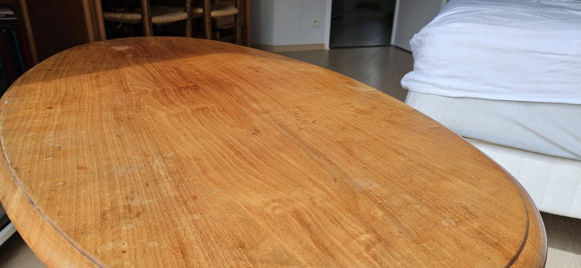 Solid cherry coffee table
