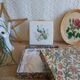Dish coaster mettlach vintage peacock patterns
