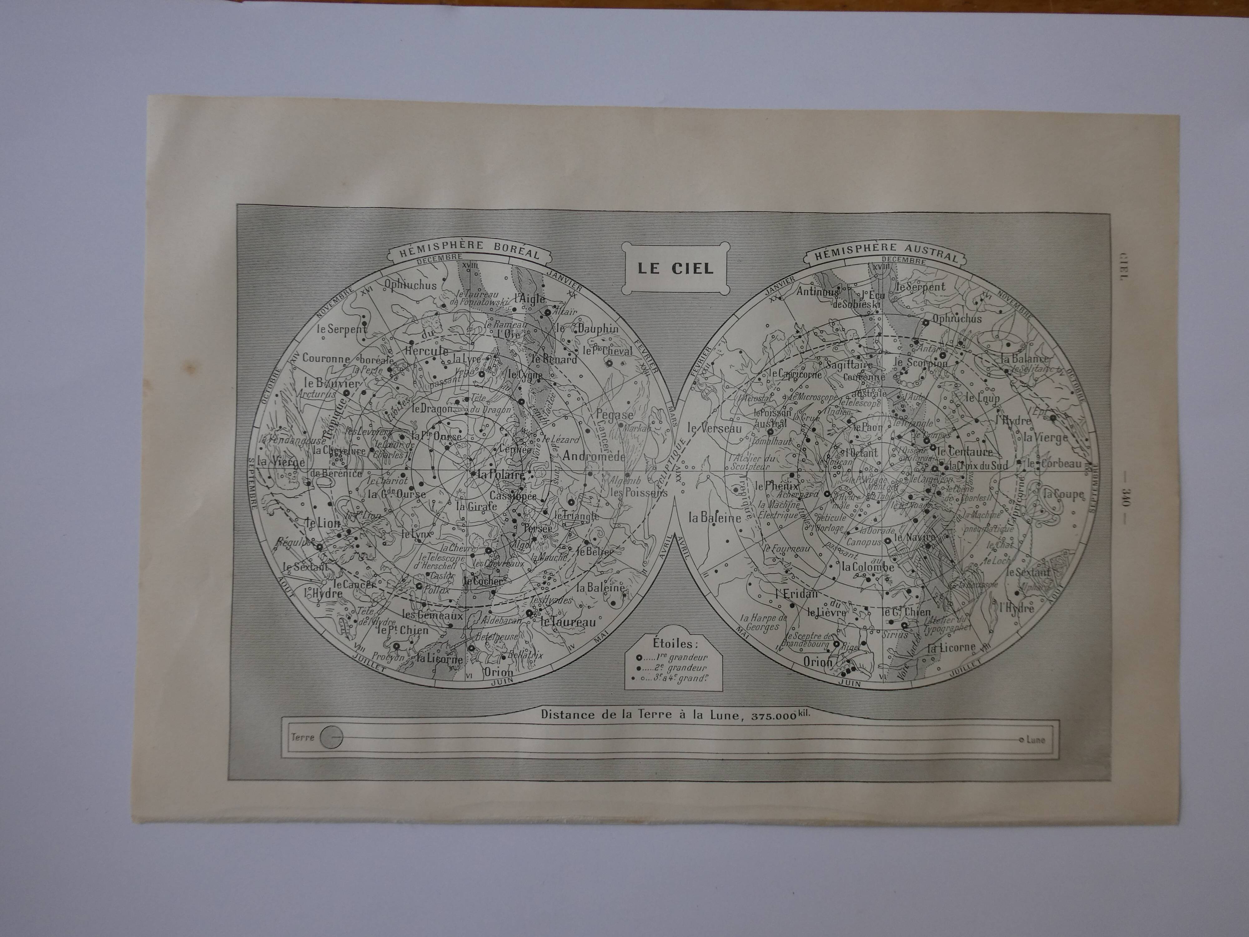 Celestial Planisphere dating from 1905