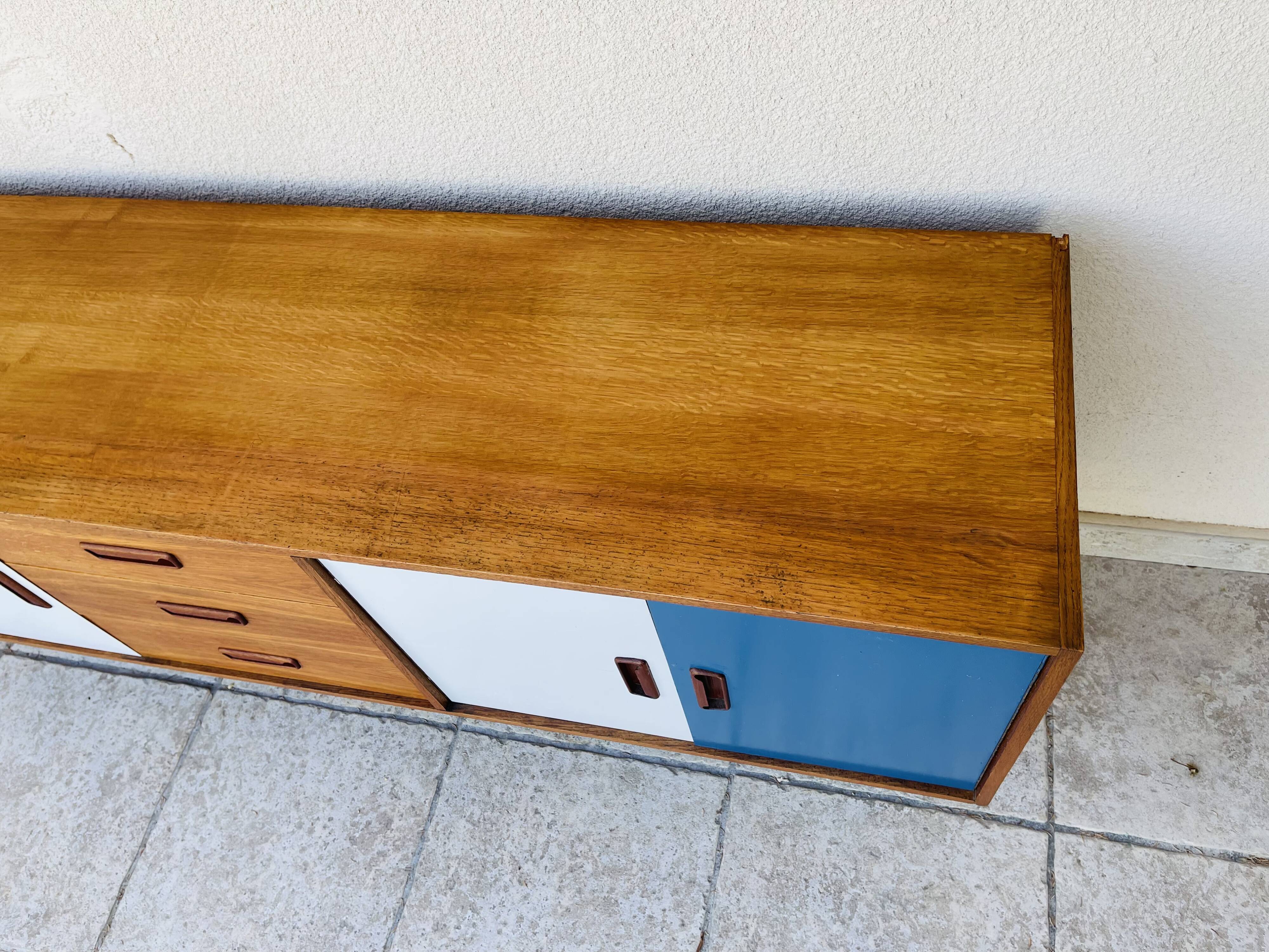 Vintage oak sideboard 1960