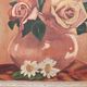 Oil painting on canvas signed H.Simon Bouquet of flowers 1930