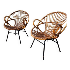 Lot de 2 fauteuils en