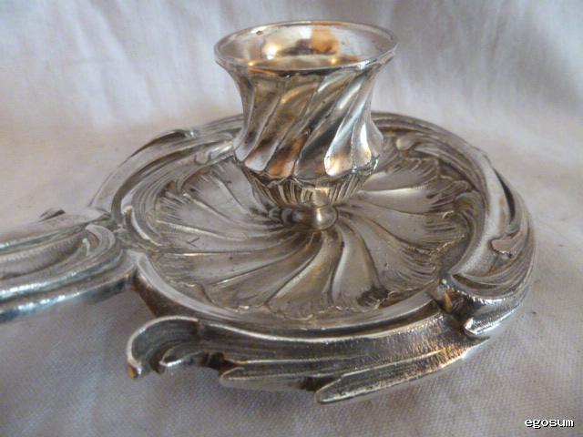 Boost candlestick style Louis XV silver Gallia