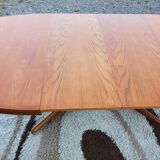 Set oval table Baumann Gondola 6 chairs years 70
