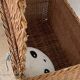 Vintage Rattan Chest Basket