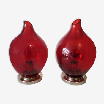 Pair of vintage lamps