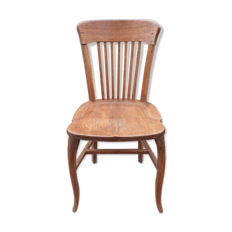 old chair, handcrafted creation, solid wood, piling