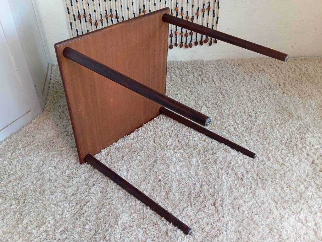 Table basse scandinave en palissandre Georg Petersens