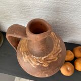 Cruche turque en argile ancienne vases en argile vintage