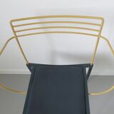 Pair of armchairs Pascal Mourgue model "Piccolo" for Fermob 1990