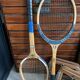 Pair of vintage tennis rackets