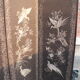 Japanese screen embroidered golden threads