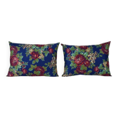 Set of 2 vintage Turkish cushion covers 41x56 cm