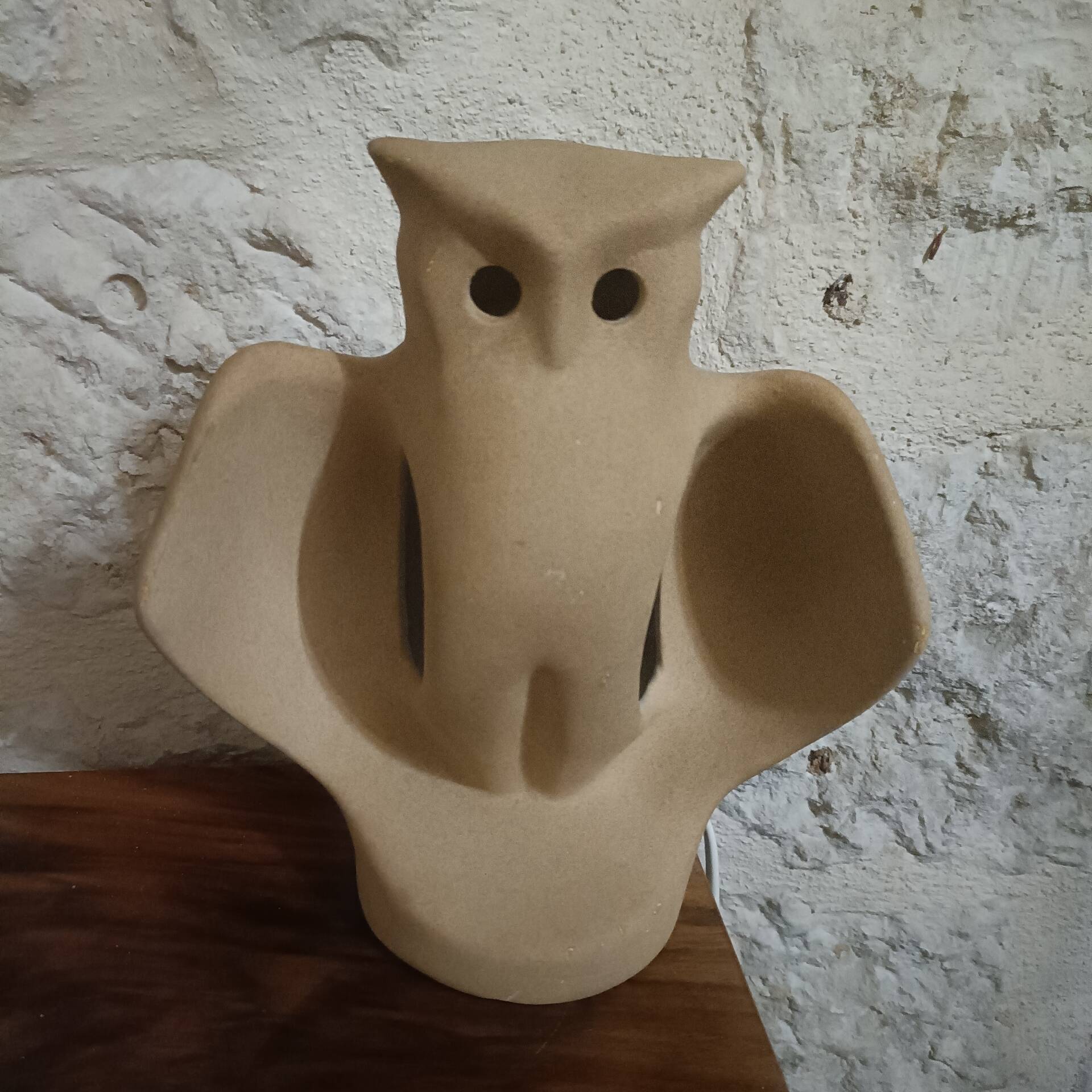 Zoomorphic lamp, owl, seventies