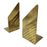 Pair of brutalist bookends