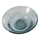Bubble glass bowl signed Verrerie de Biot – Light blue