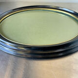 Oval  bakelite black frame  29 cm x 23 cm