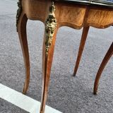 Old marquetry table Louis XV style