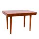 Mid century walnut folding dining table by Setona, 1950s, Czechoslovakia