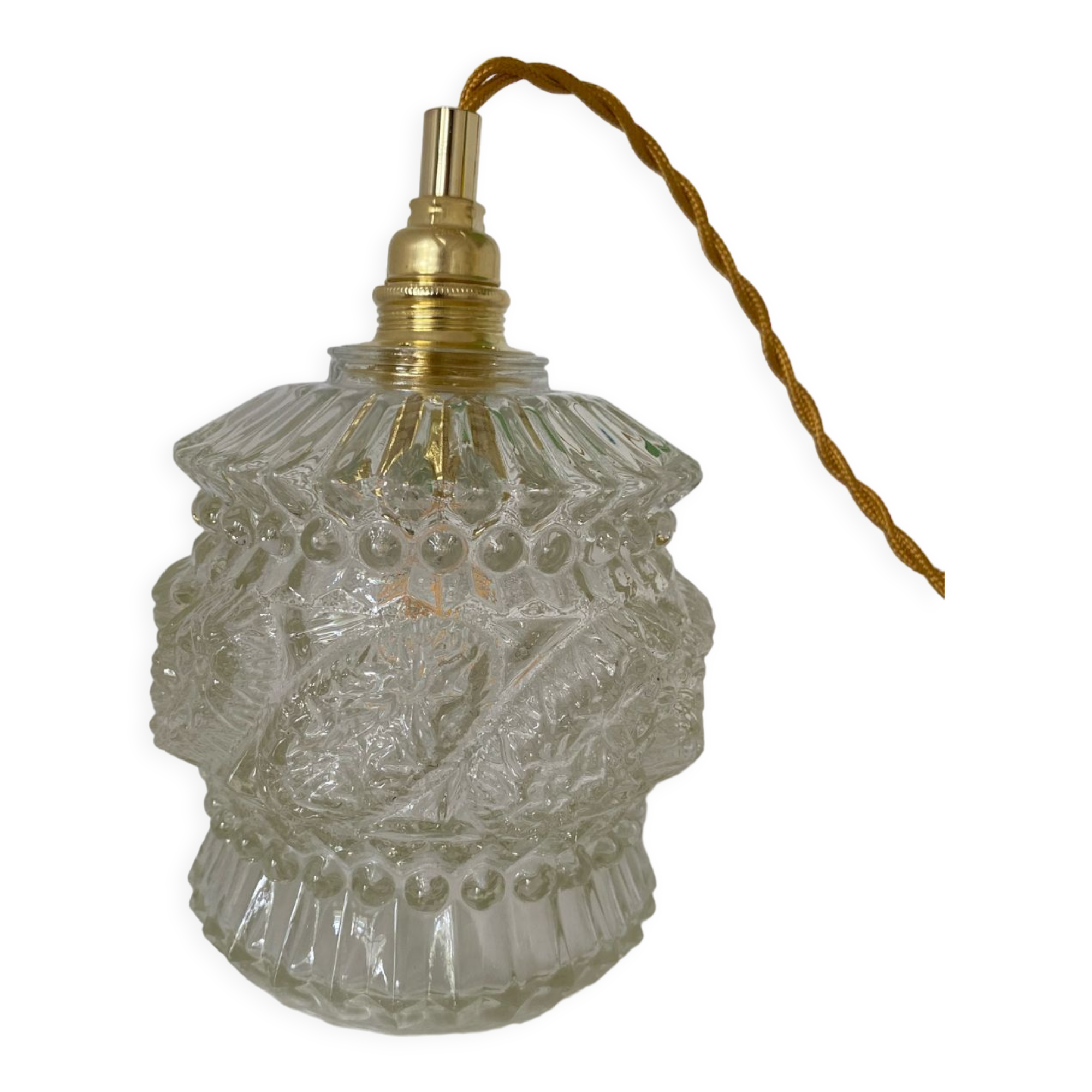 Lamp with vintage globe