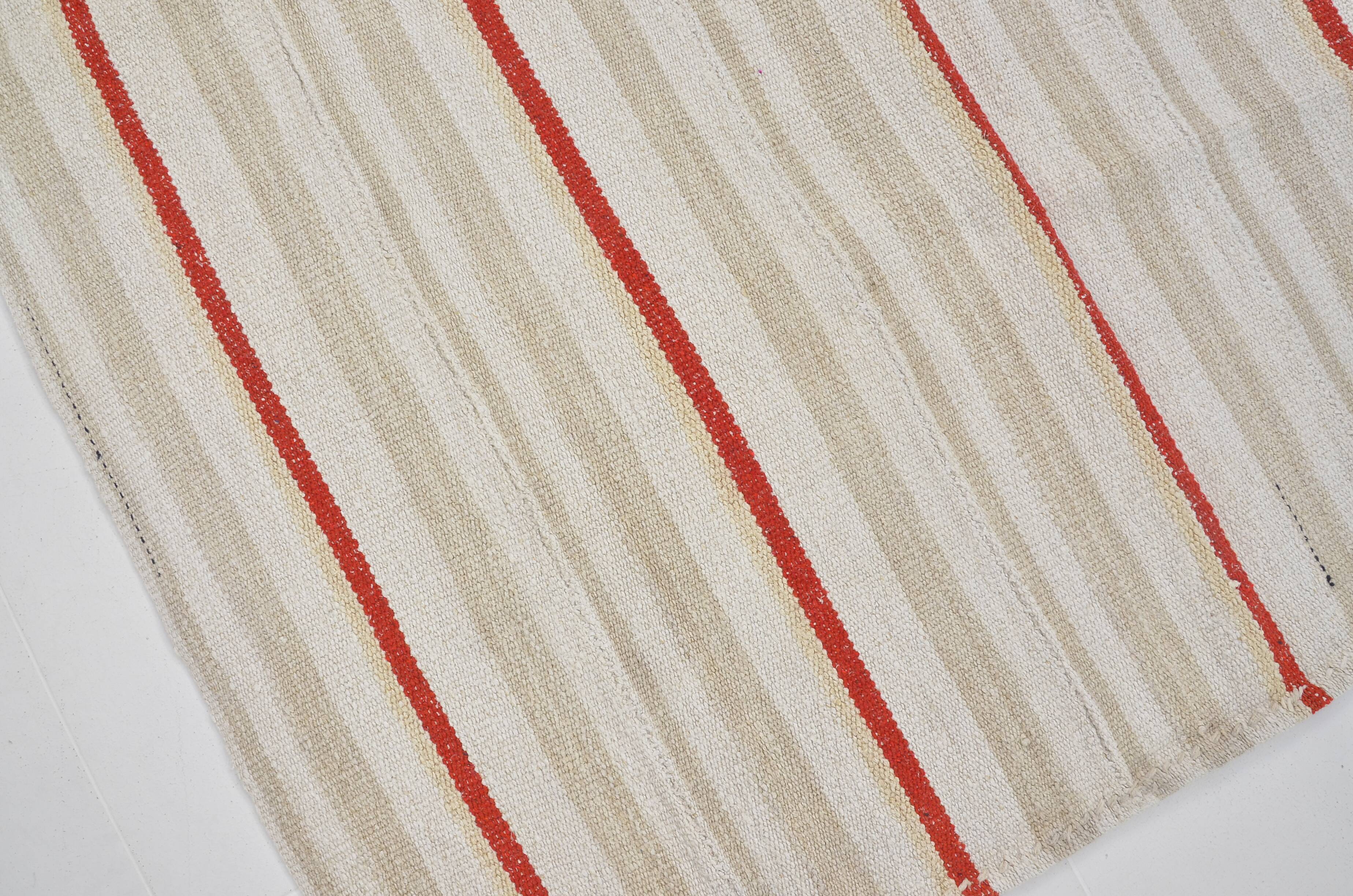 Vintage Handwoven Hemp Kilim Rug sku 3670