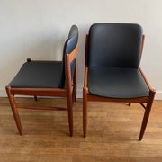 6 chaises teck scandinave vintage