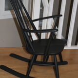 Ercol black rocking chair