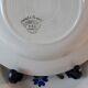 Set of 6 hollow plates Luneville model Chantilly