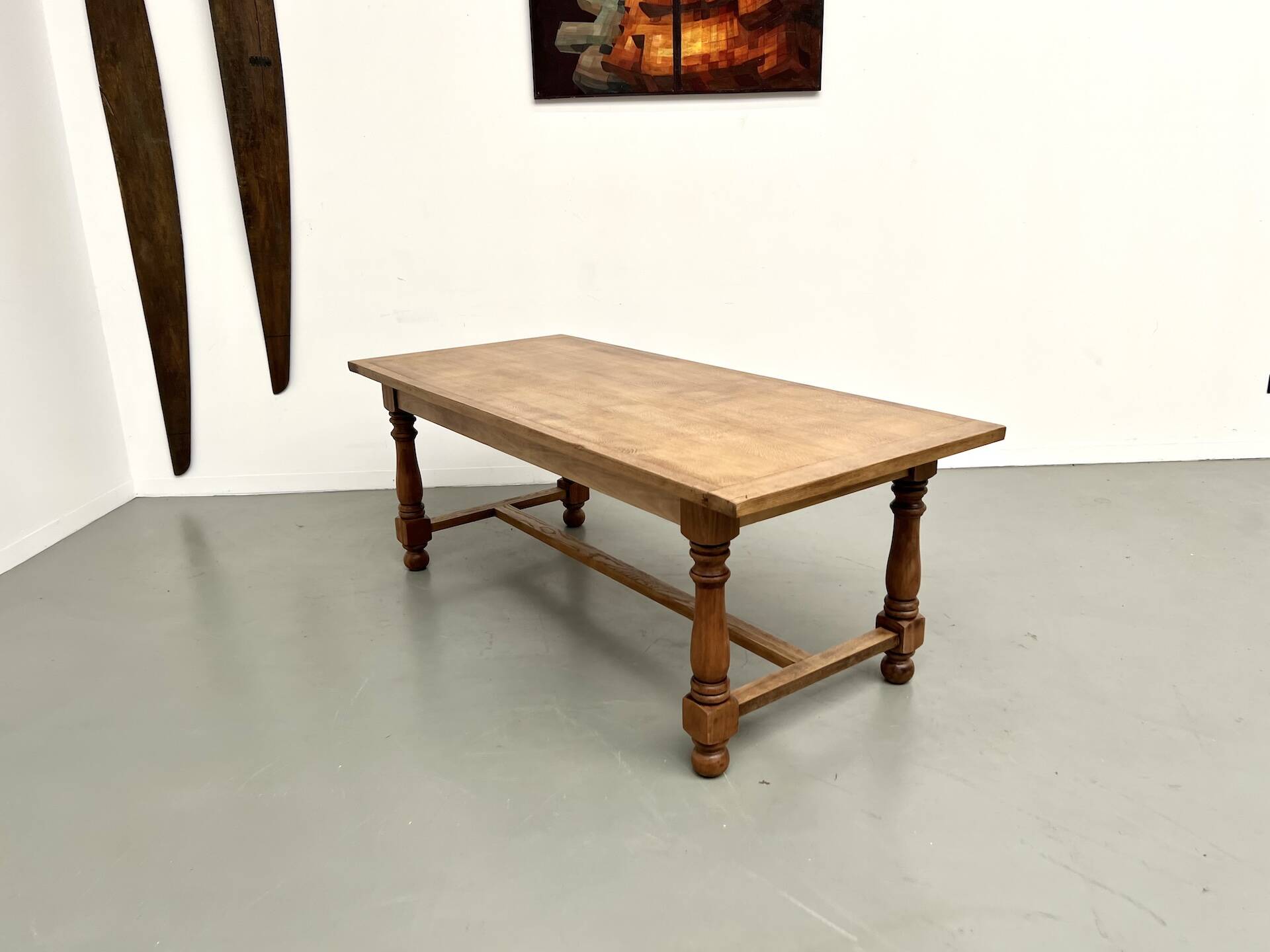 Oak and cherry table – 1970s