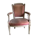 Directoire style armchair in patinated beech XX century