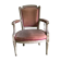 Directoire style armchair in patinated beech XX century
