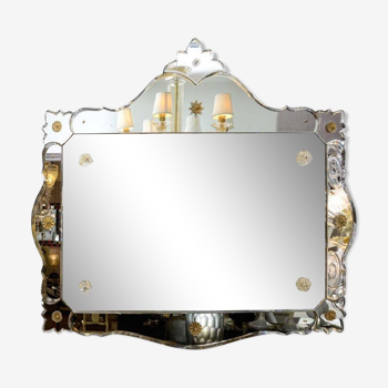 Black Decorative Mirror 1975 110x97cm