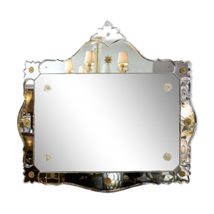 Miroir décoratif noir - 1975