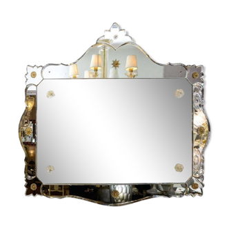 Black Decorative Mirror 1975 110x97cm