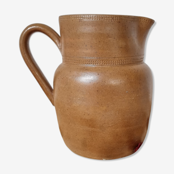 Pitcher vintage glazed stoneware