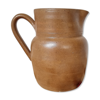 Pitcher vintage glazed stoneware