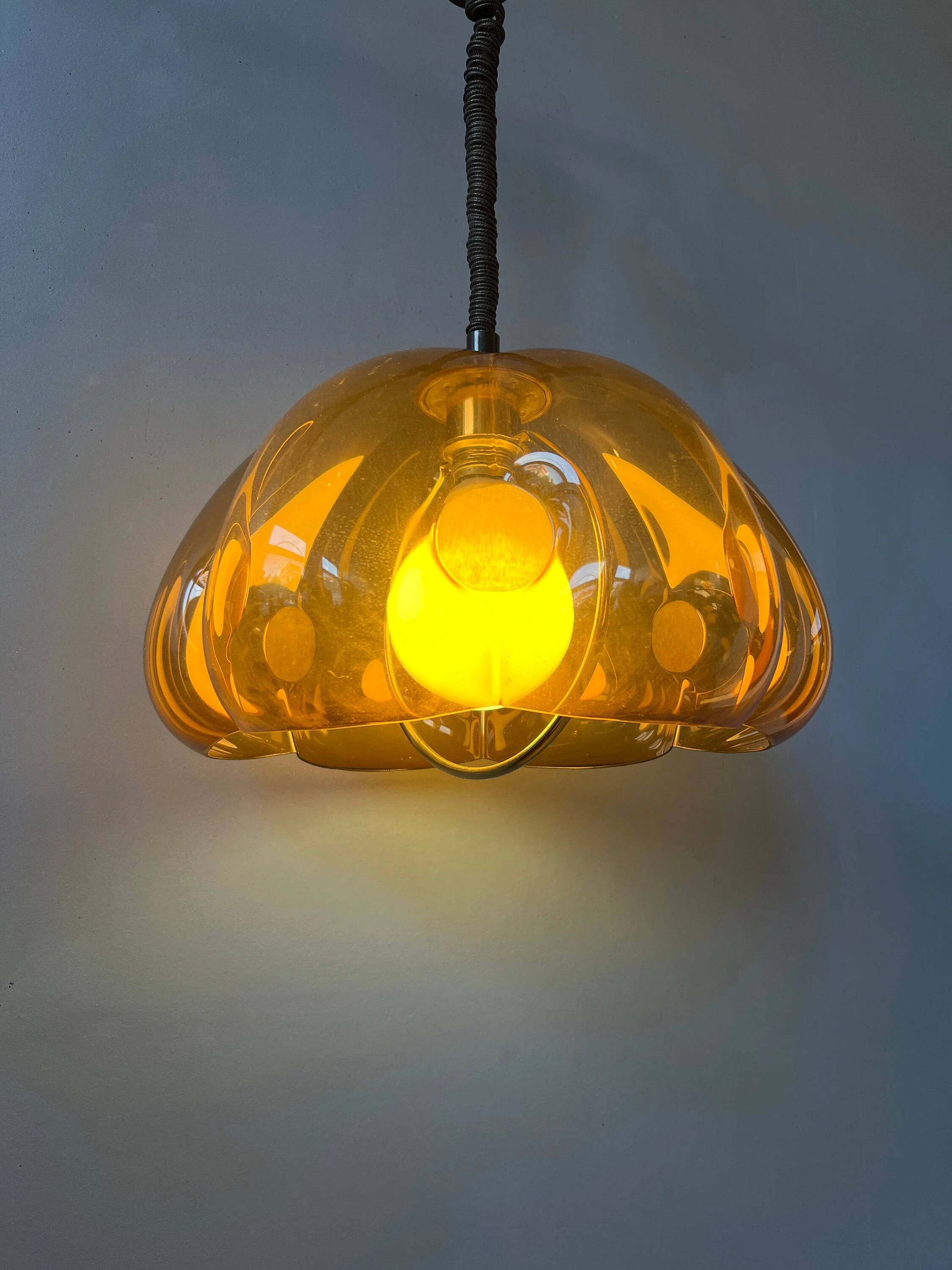 Vintage Space Age Herda suspension | mid-century lamp | 70s retro lighting