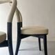 set of 2 chairs in ash and beige leather "Goteborg" by Gunnar Asplund for Cassina, design 1990