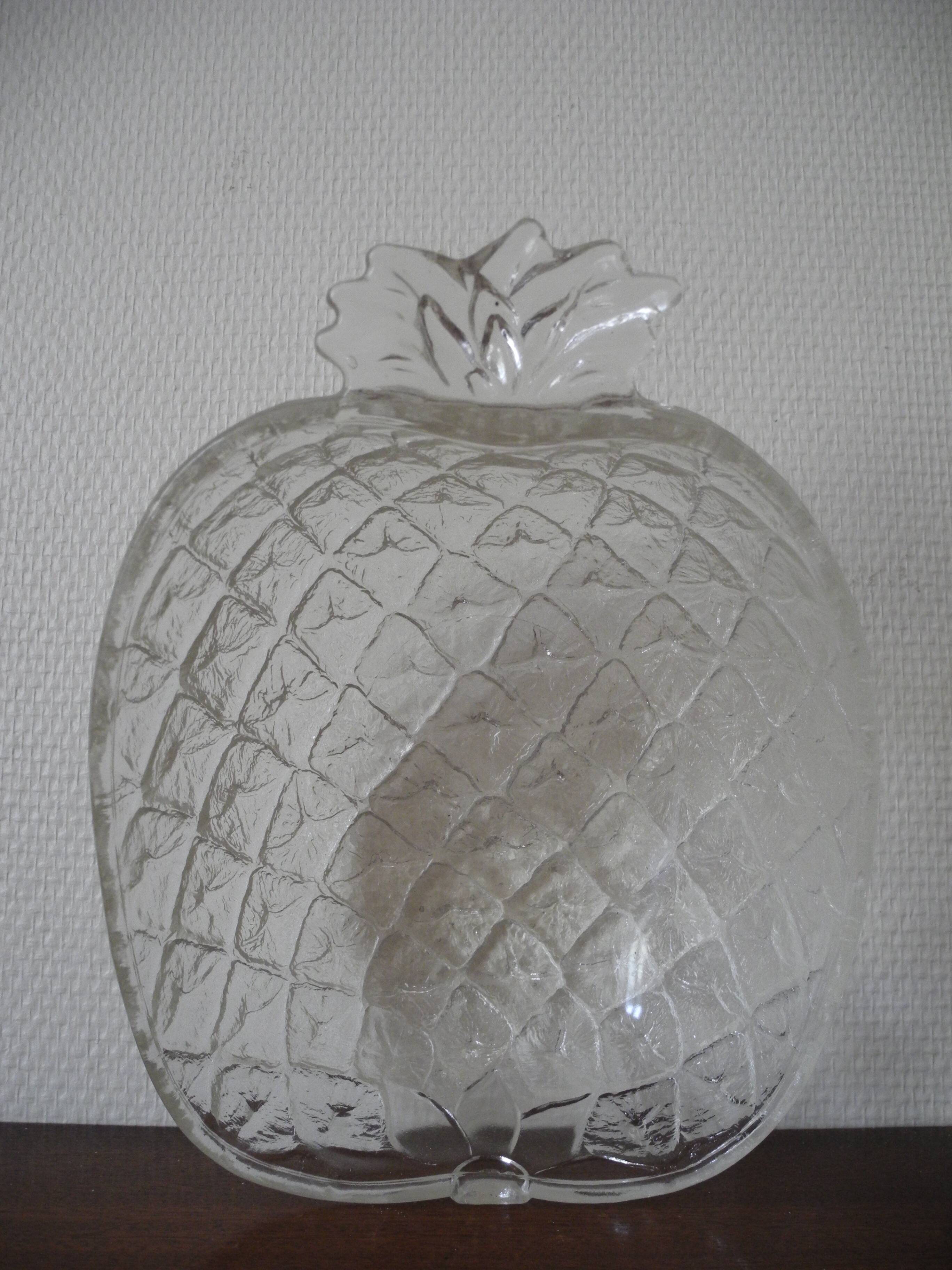 vintage pineapple salad bowl dish art table vintage pineapple salad bowl dish