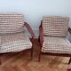 Pair of vintage Scandinavian teak armchairs.