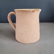 Pichet pot à lait ancien en terre cuite vernissée