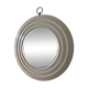 Italian Round Mirror – Sculptural Concentric Frame