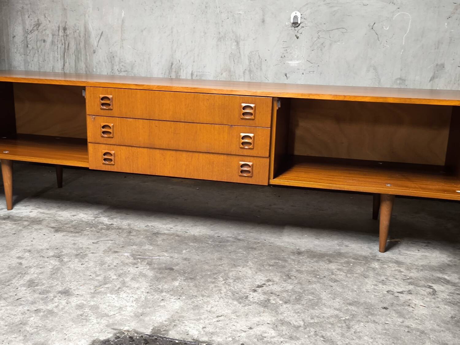 Vintage Scandinavian teak sideboard