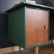 Restored office, 60/70 year, forest green and ancient flowers