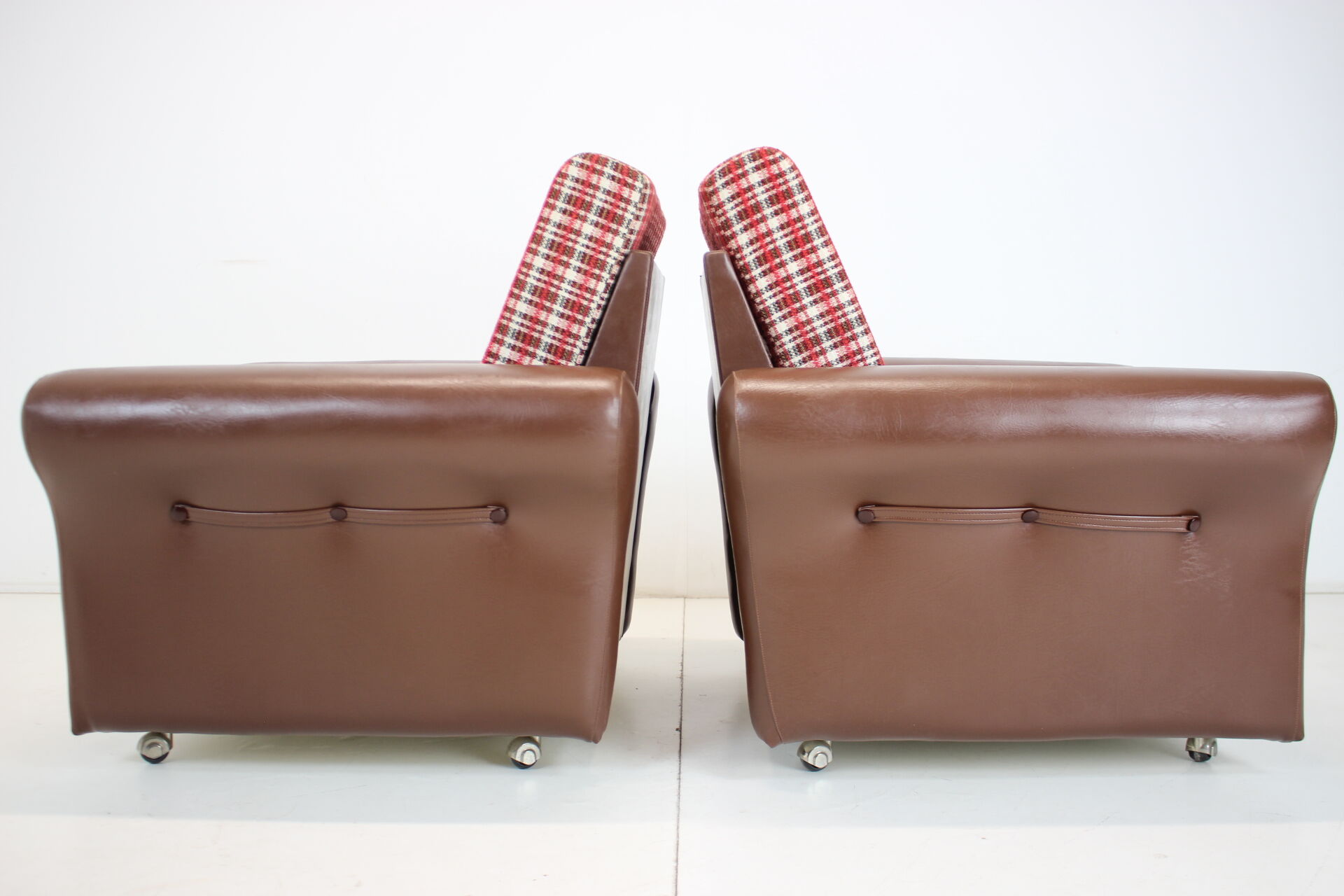Pair of Mid-century Design Armchairs,Czechoslovakia,1960's.